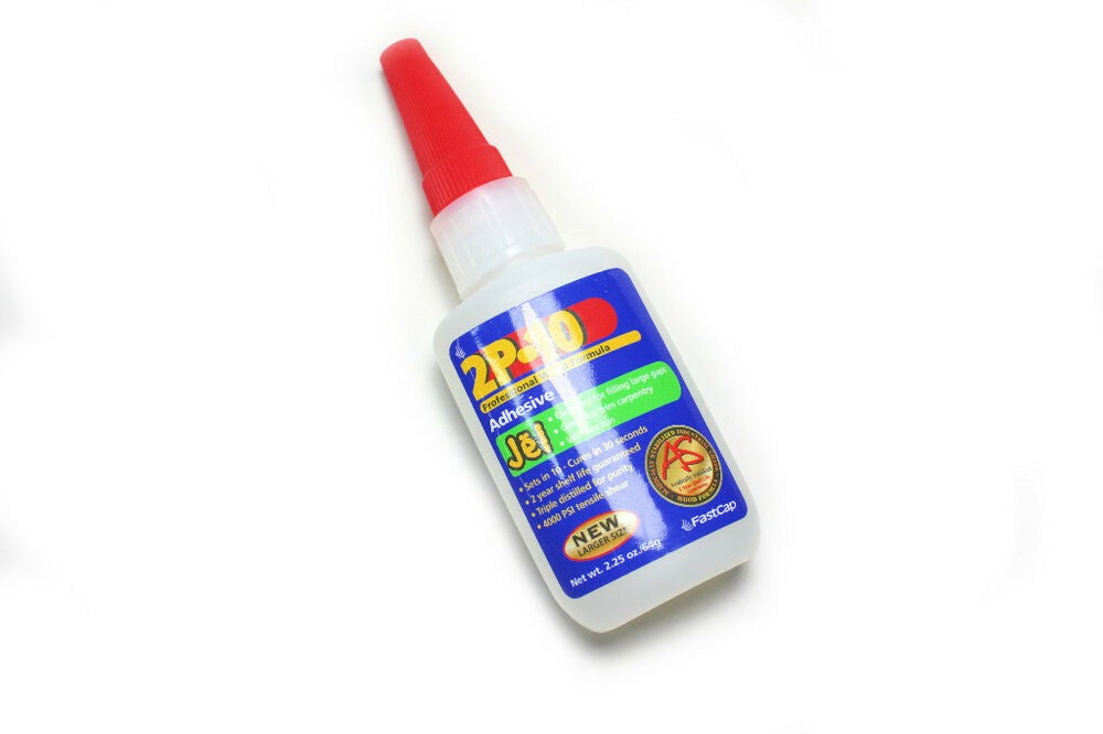 FastCap 2P-10 Jel Super Glue 63ml - Extra thick specialist glue for vertical surfaces, creating unbreakable bonds in tight spots