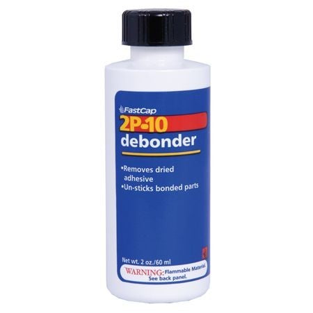 FastCap 2P-10 Super Glue Starter Set in Case - Debonder bottle and accessories