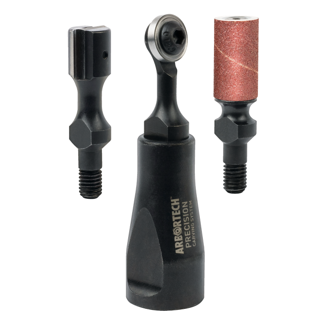 Arbortech Precision Carving System Starter Set for Angle Grinders - Universal Base attachment for detailed power carving