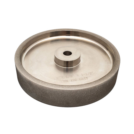 Sherwood CBN grinding wheel for slow speed grinders, 200 x 40mm, durable CBN material, 3 grit options available