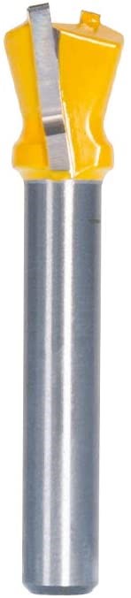 MicroJig MatchFit Dovetail Router Bit for Track Clamp System - 1/4in Shank, 14-degree profile with rounded corners