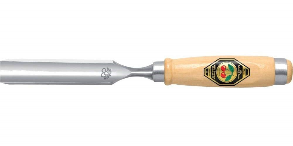 Kirschen Two Cherries Carving Tool Long #7 Gouge 25mm top view