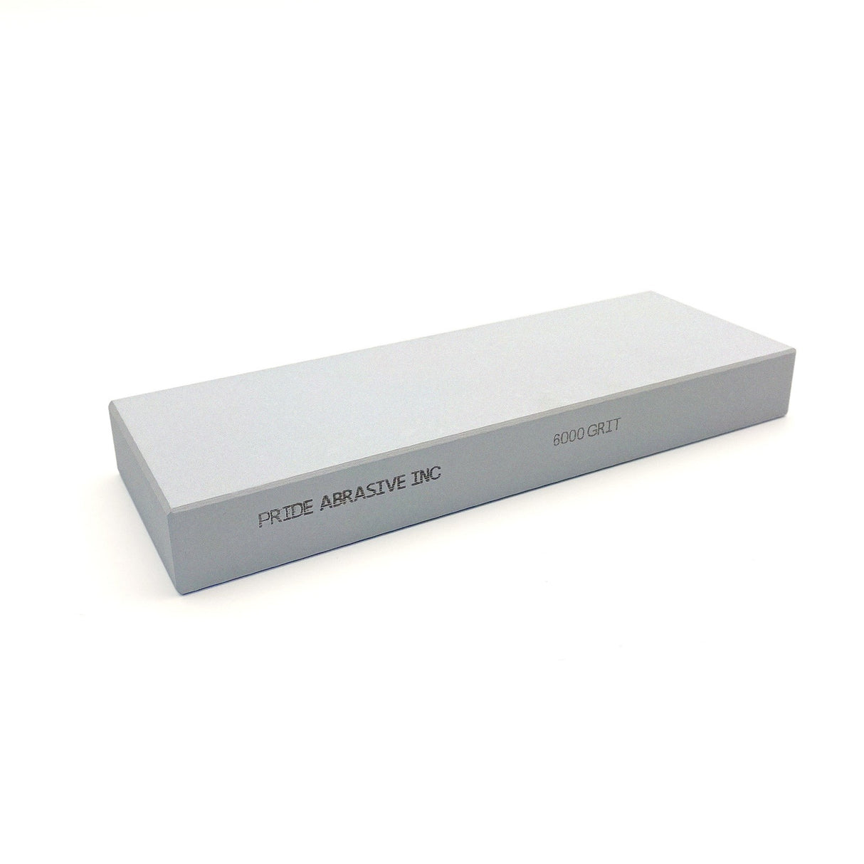 Pride Abrasives Waterstone 6000 grit sharpening stone showing fine texture and high-quality craftsmanship