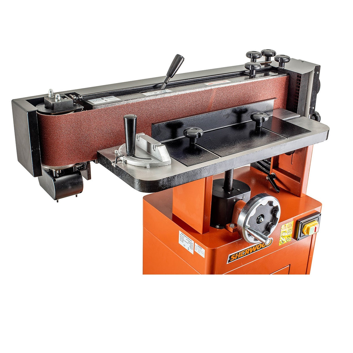 DeerFos Sanding Belt 2260 x 150mm on a Sherwood oscillating belt sander