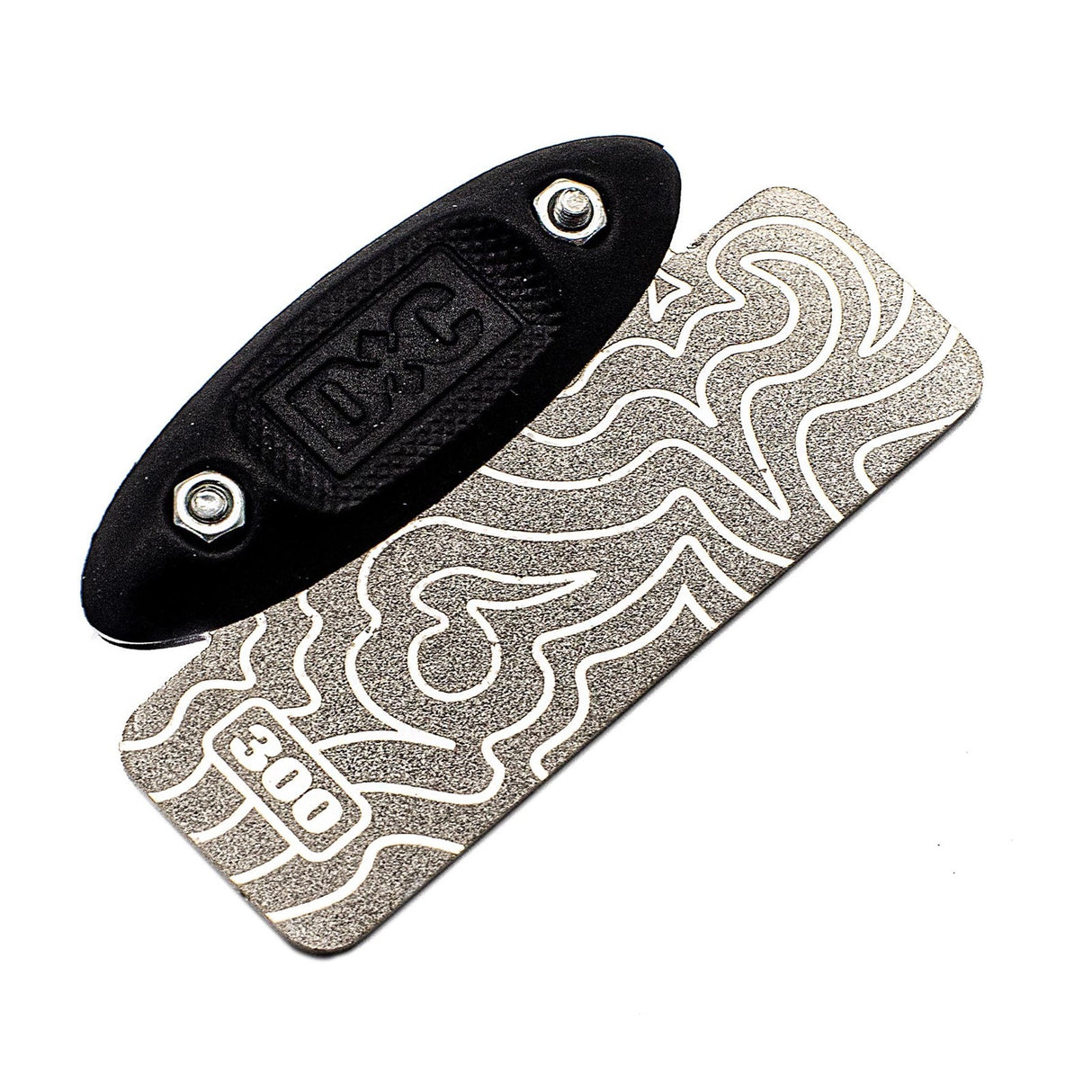 Diamond Stone Router Bit Sharpener 300/600 Grit, top view, compact design, made for woodworking tools store in Australia