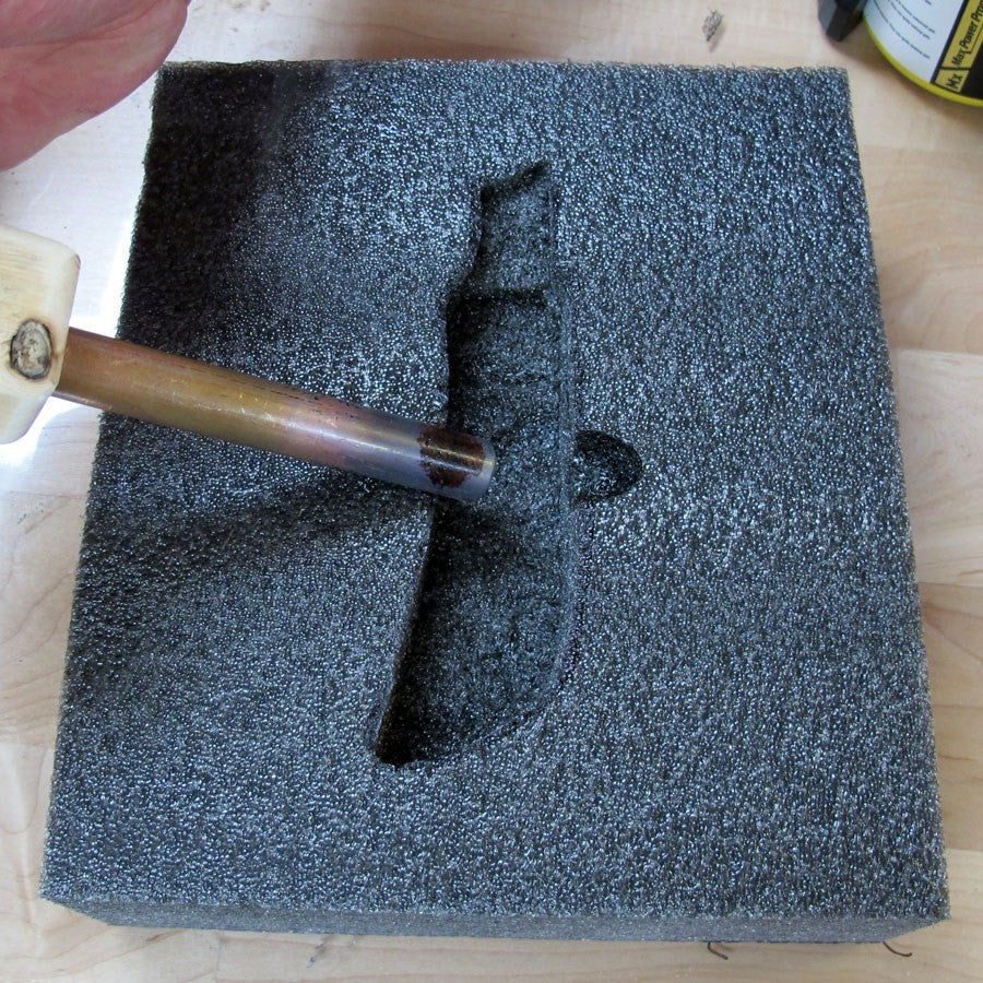 Grey Fastcap Kaizen Foam 20x1220x610mm Organisational Insert - Close-up layer separation for tools storage