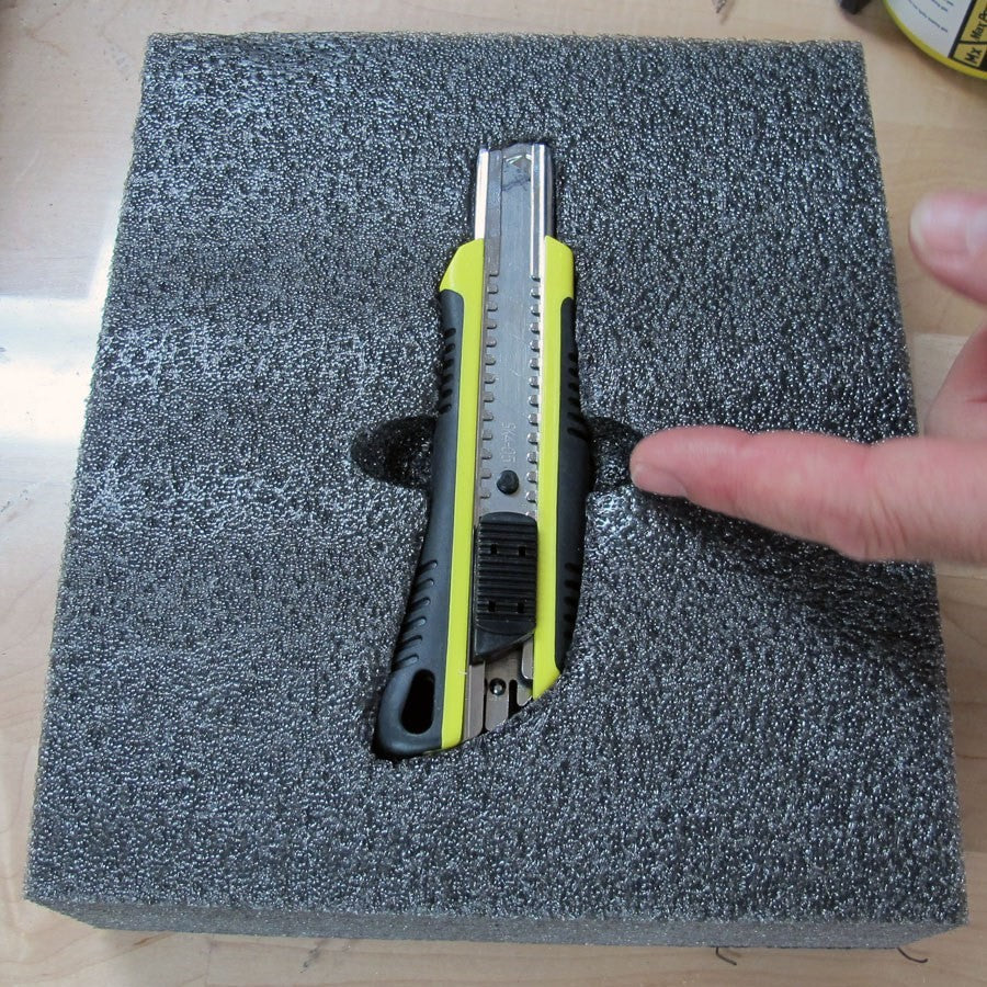 Fastcap Kaizen Foam Grey on Red Organisational Insert in Australian woodworking tools store