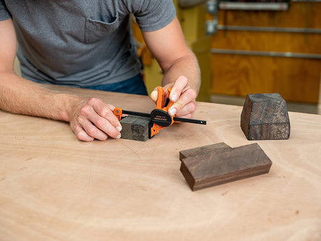 Pony Jorgensen E-Z HOLD 200mm Hobby Trigger Clamp in use on a woodworking project