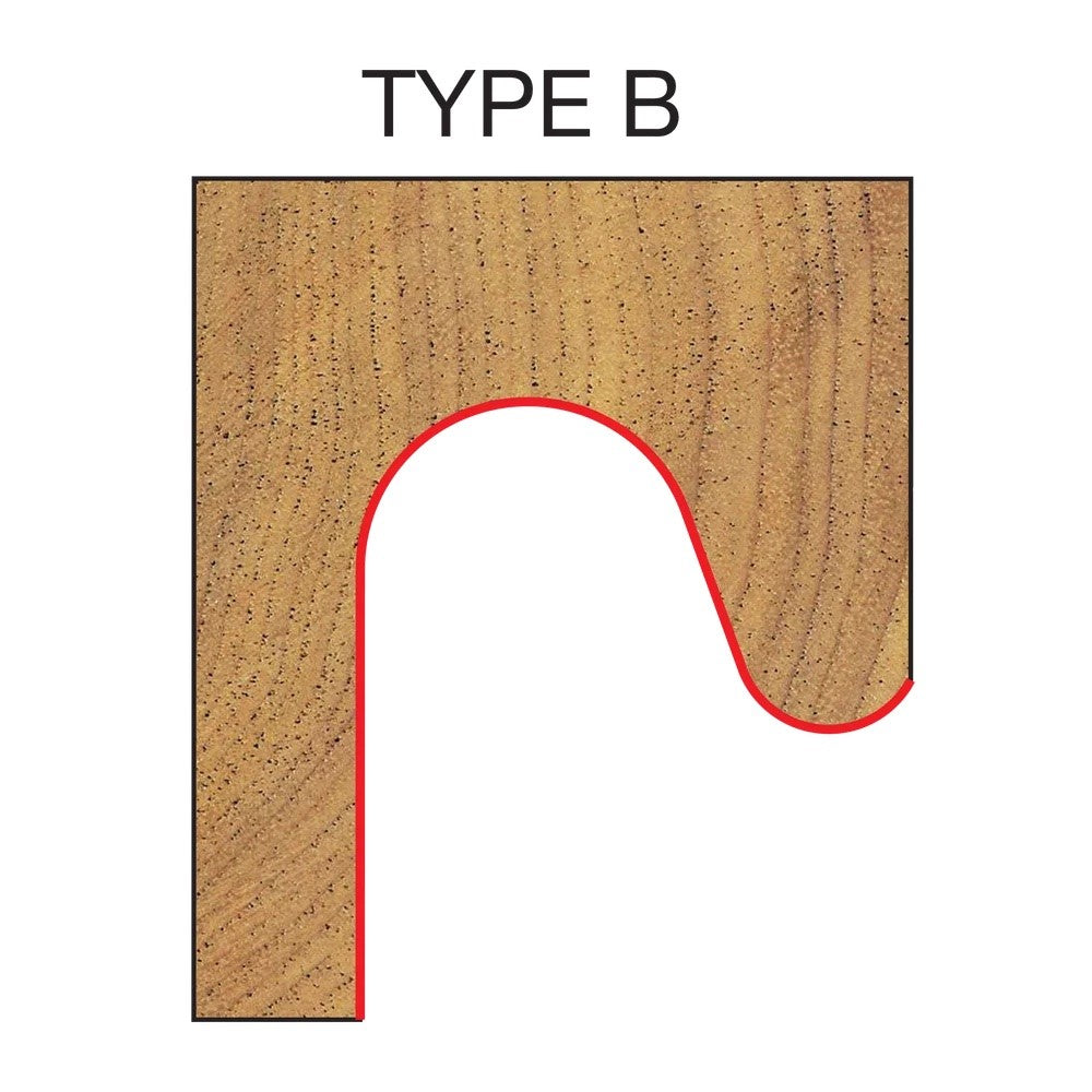Freud Finger Pull Router Bit 1/2in Shank creating contemporary cabinet door finger pulls