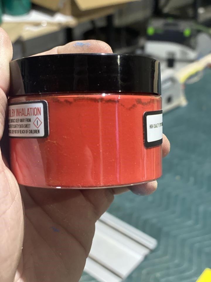 Health of Mind Art Blood Red 50g Pearlescent Mica Powder for Epoxy Resin packaging