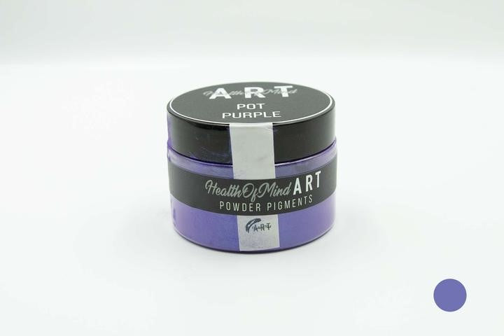 Purple pearlescent pigment mica powder for epoxy resin, ideal for river tables and serving boards