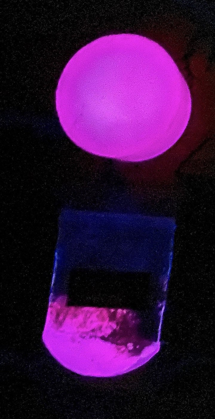 Health of Mind Art Rose Pink 25g Glow In The Dark Pigment Powder for Epoxy Resin in pouch