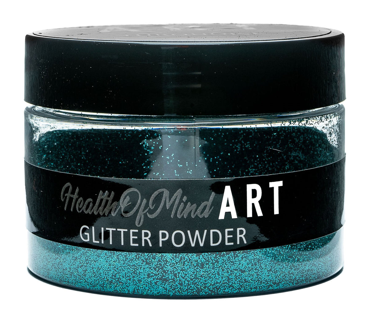 Metallic Turquoise Glitter Powder for Epoxy Resin crafting, adds dazzling metallic finish with a rainbow effect