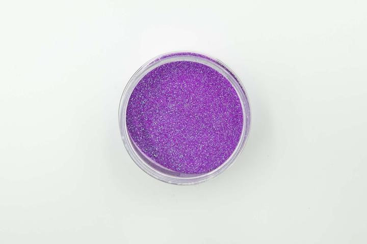Health of Mind Art Pop Purple 50g Metallic Glitter Powder for Epoxy Resin - Vibrant metallic finish with a secondary rainbow effect