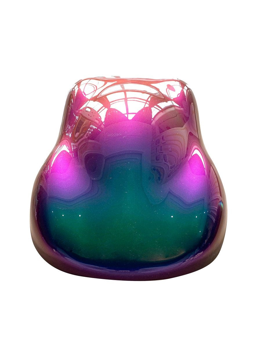 Green/Purple Chameleon Mica Pigment for Epoxy Resin on Wood Surface