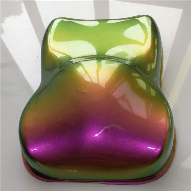 Health of Mind Art Super Chameleon Mica Pigment in Orange, Green, and Purple for Epoxy Resin - High-grade colour shifting powder