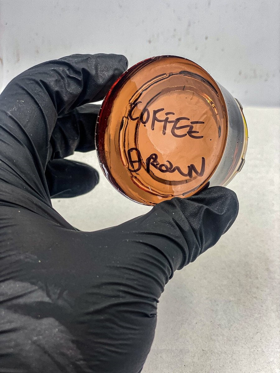 Health of Mind Art Coffee Brown 20mL Translucent Colour Dye for Casting Epoxy Resin in use with resin casting