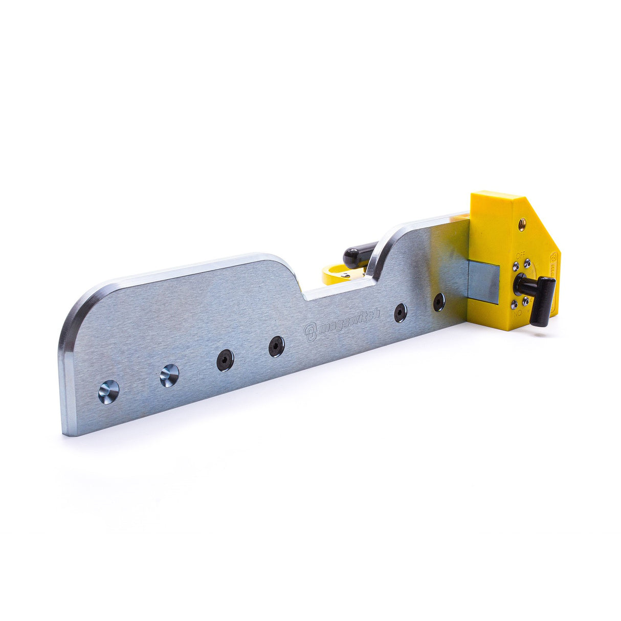 Magswitch Drill Press Fence: Sturdy 330 x 63mm steel magnetic fence for woodworking enthusiasts