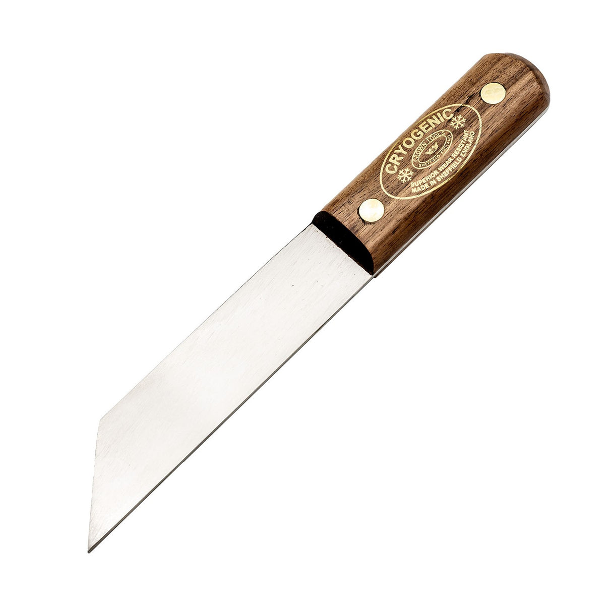Crown Narrow Parting Tool in M2 Cryogenic Steel on Black Stained Ash Handle