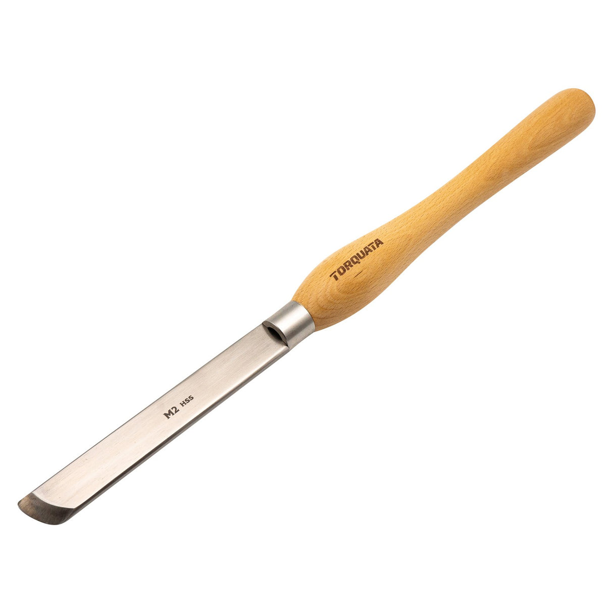 Torquata 25mm Skew Chisel with Rolled Edges & Radius Grind for versatile woodturning