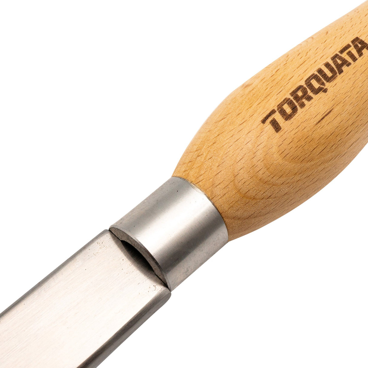 25mm Torquata Skew Chisel with rolled edges and radius grind, ideal for versatile woodturning applications