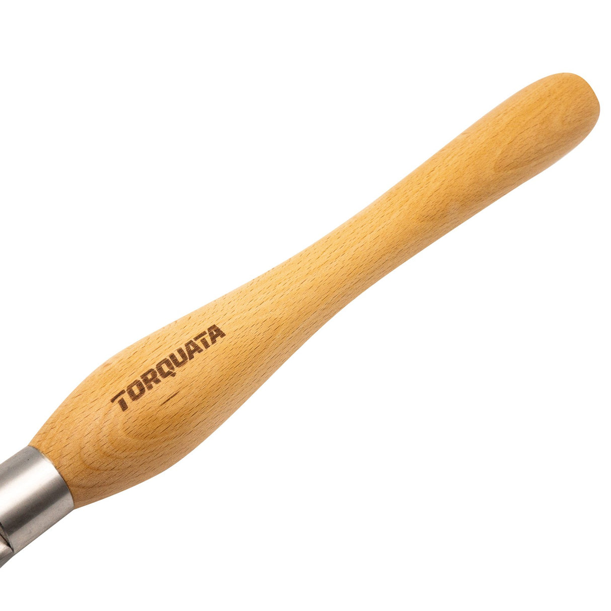 25mm Torquata Skew Chisel with Rolled Edges & Radius Grind for woodturning - angled view showing precision and craftsmanship