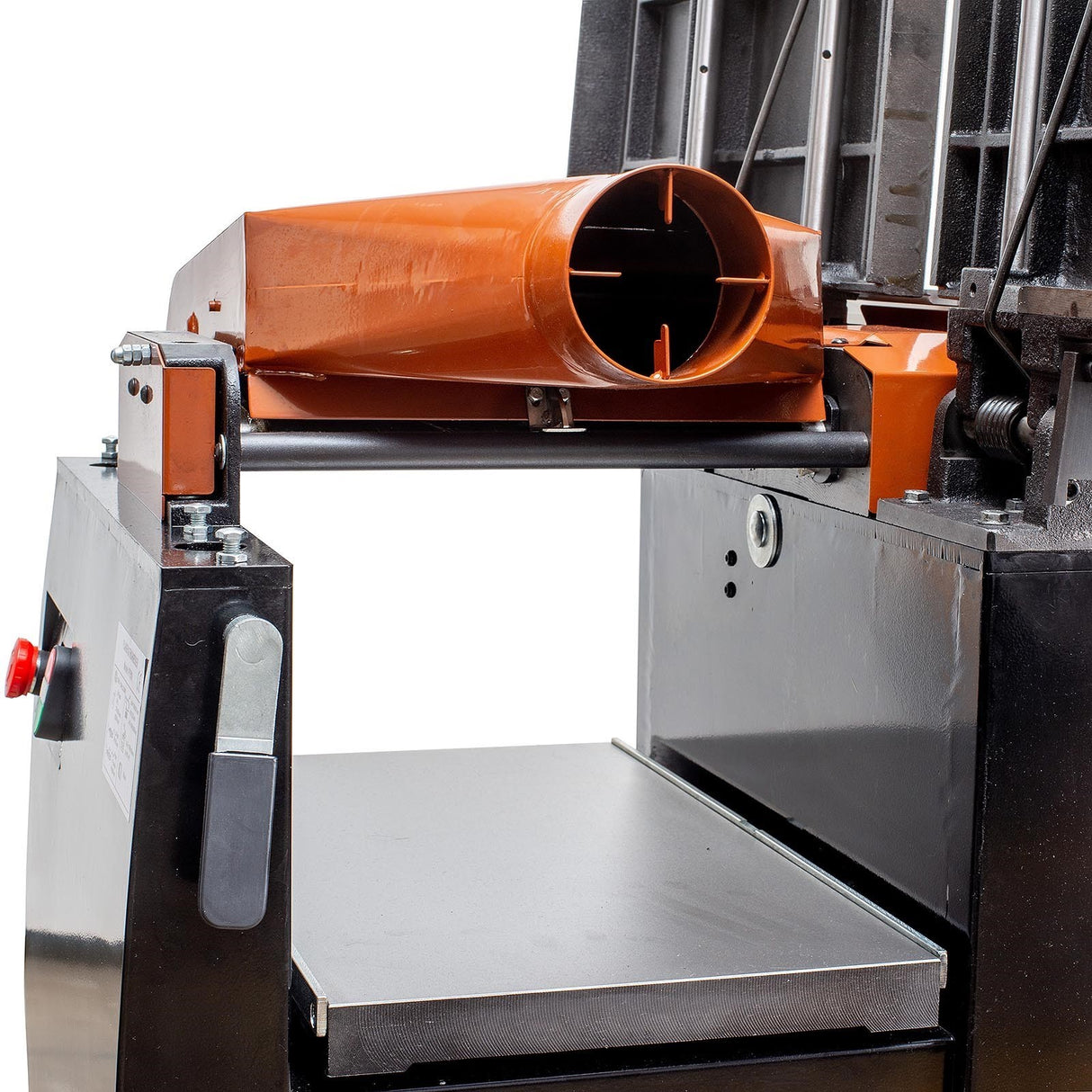 Sherwood 12in Combination Planer Thicknesser with Helical Spiral Head Carbide Knives angle view