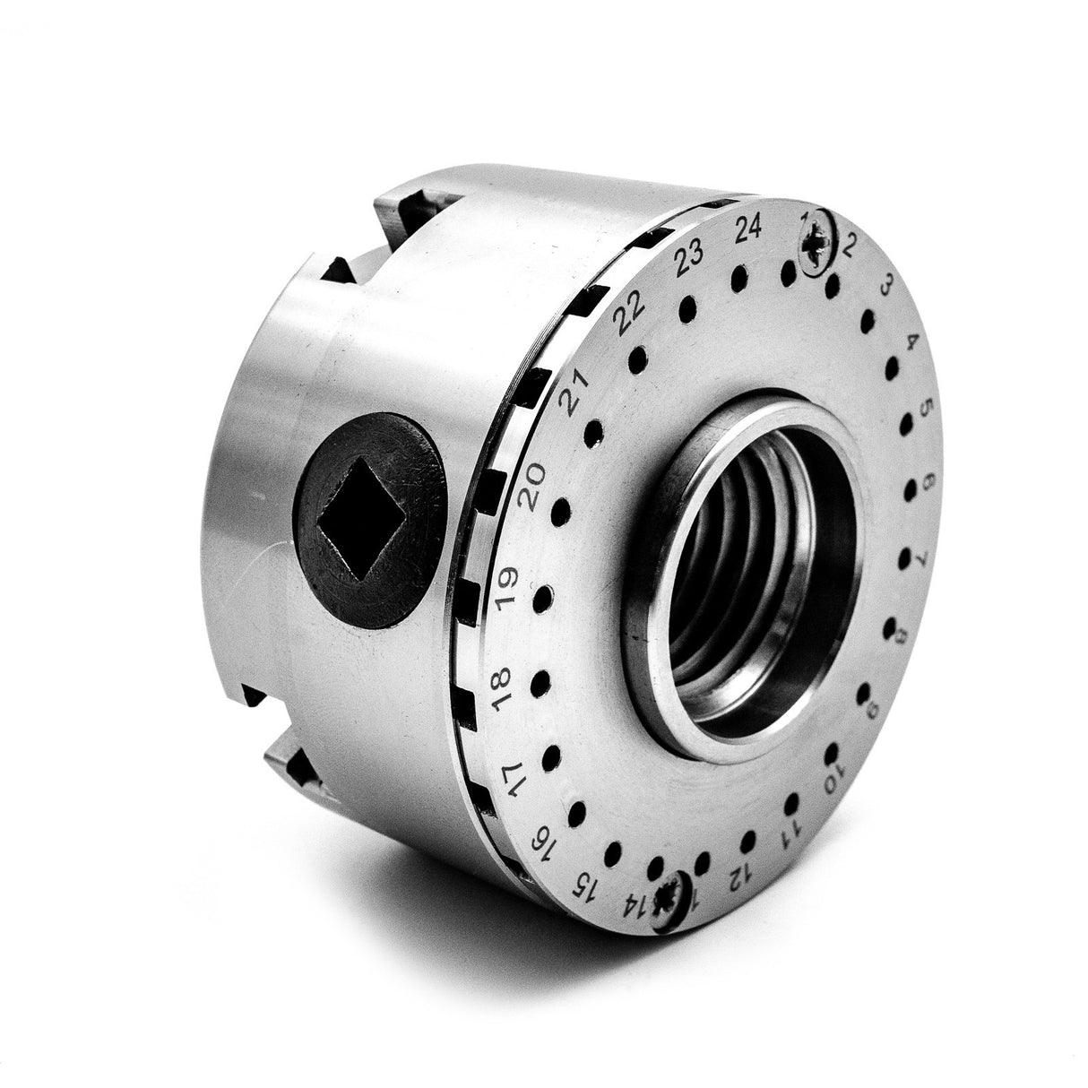 Torquata 75mm Mini Scroll Chuck with Dovetail Jaws in Australian woodworking tools store