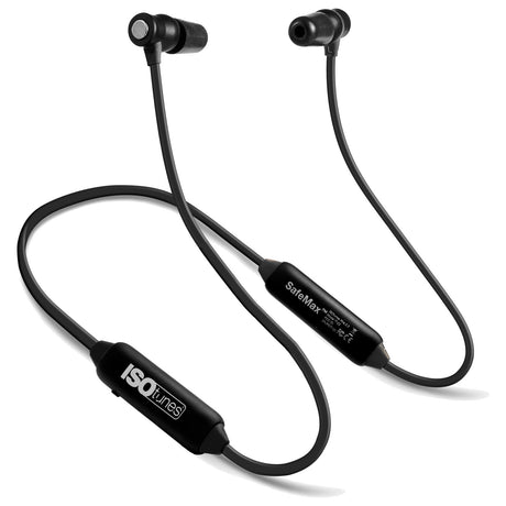 ISOtunes XTRA 2.0 Bluetooth Noise-Isolating Earbuds in black for woodworking