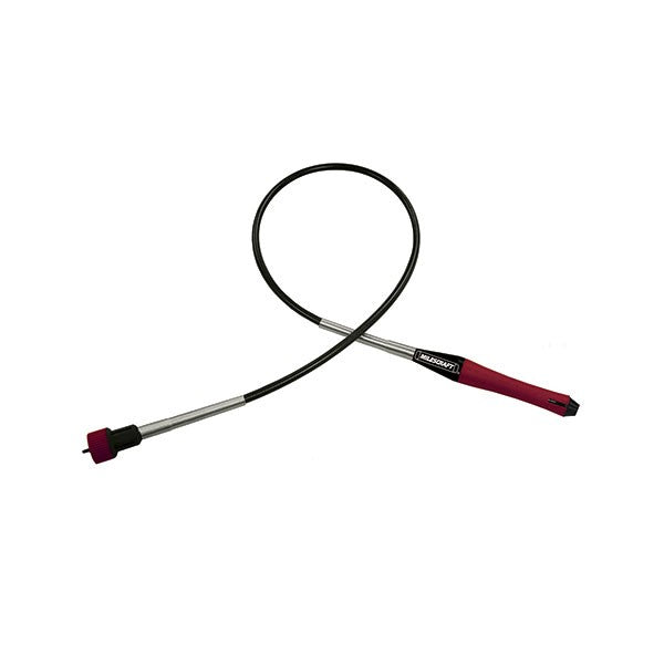 Milescraft FlexShaft XT rotary tool attachment with ergonomic pen grip for precision woodworking tasks