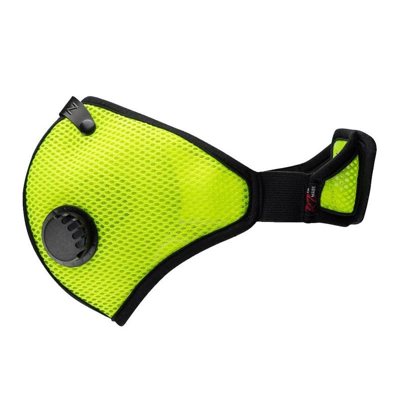 RZMask M2 Green Mesh Dust Face Mask with Filters for Woodworking Workshop Safety