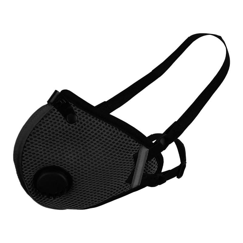 RZMask M2.5 Dust Face Mask in Black Mesh for Woodworking Workshop