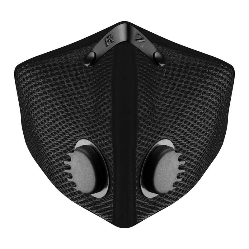 RZMask M2.5 Dust Face Mask in Black - Mesh design for breathability, ideal for woodworking in hot dusty workshops