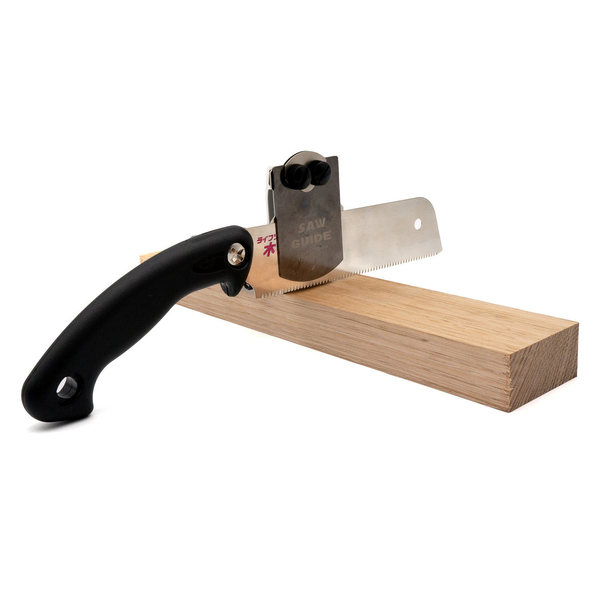 Zetsaw Japanese BEST Hand Saw Guide Set in use for precise crosscutting and mitres