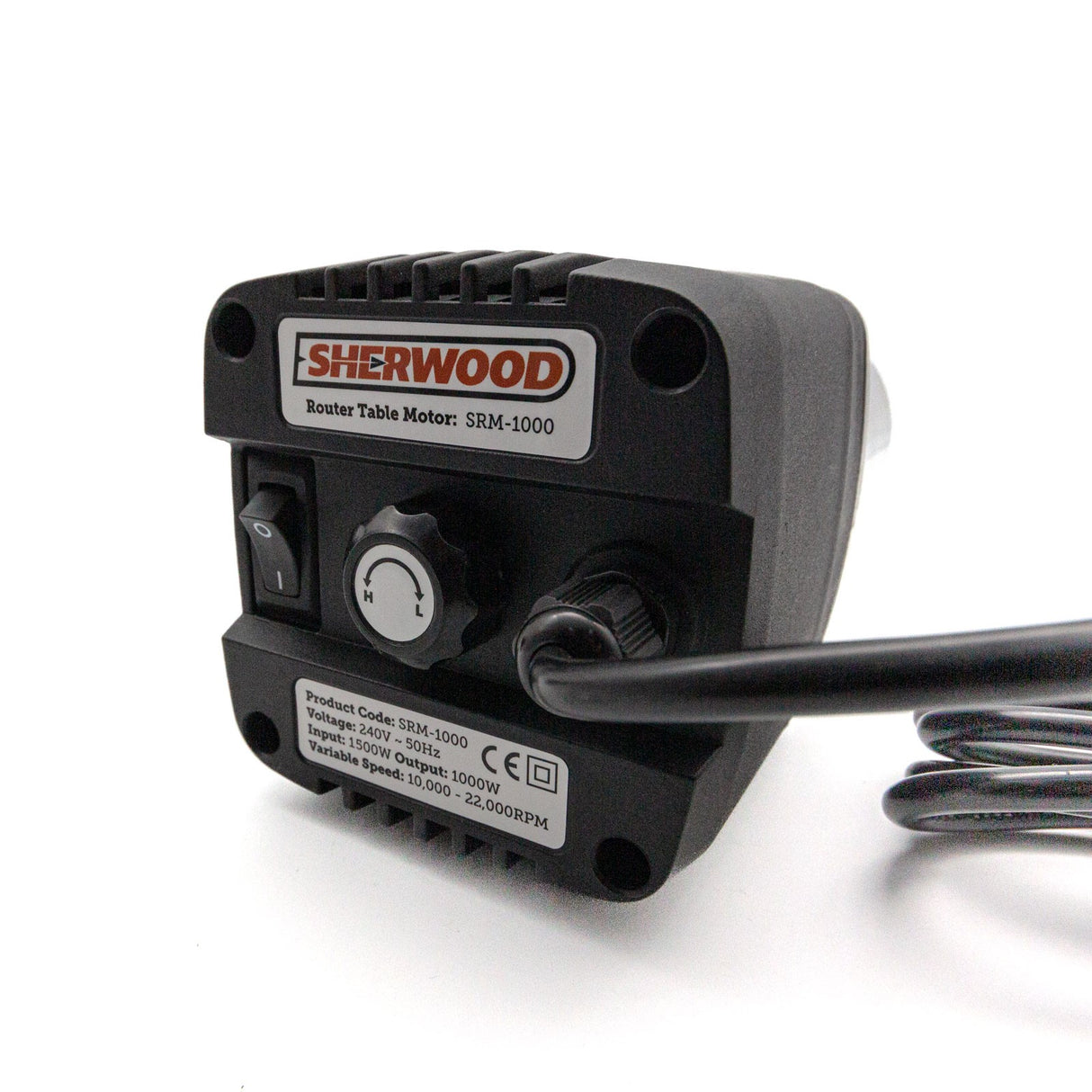 Sherwood 1000W Router Motor for ER20 Variable Speed - Professional grade motor for woodworking enthusiasts and professionals