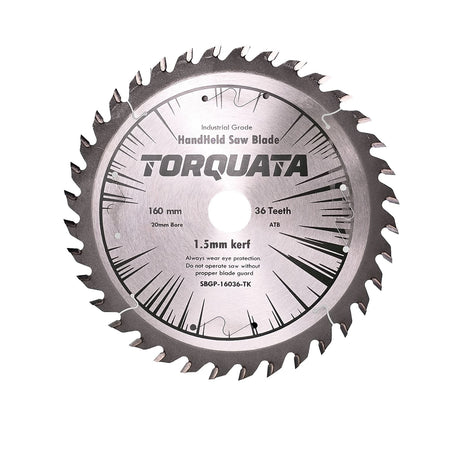 Torquata 160mm Thin Kerf Circular Saw Blade for Wood & Composites