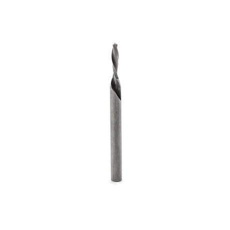 Torquata Twin-Flute Straight Cut CNC Router Bit 1.5mm Diameter - Ideal for routing plastics and non-ferrous materials