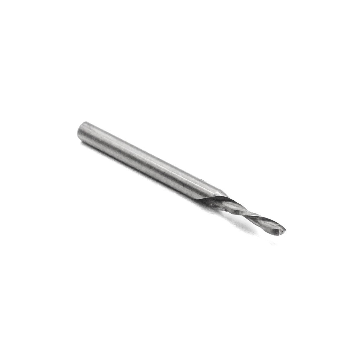 Torquata Twin-Flute Straight Cut CNC Router Bit, 1.5mm Diameter, 1/8in Shank, ideal for routing plastics and non-ferrous materials