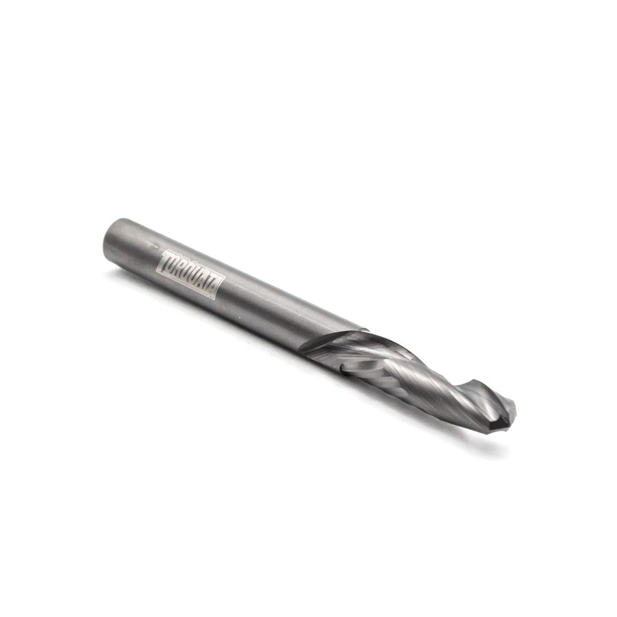 Torquata 6.35mm CNC Router Bit for plastics, composite panel, non-ferrous materials. Spiral design for precision routing