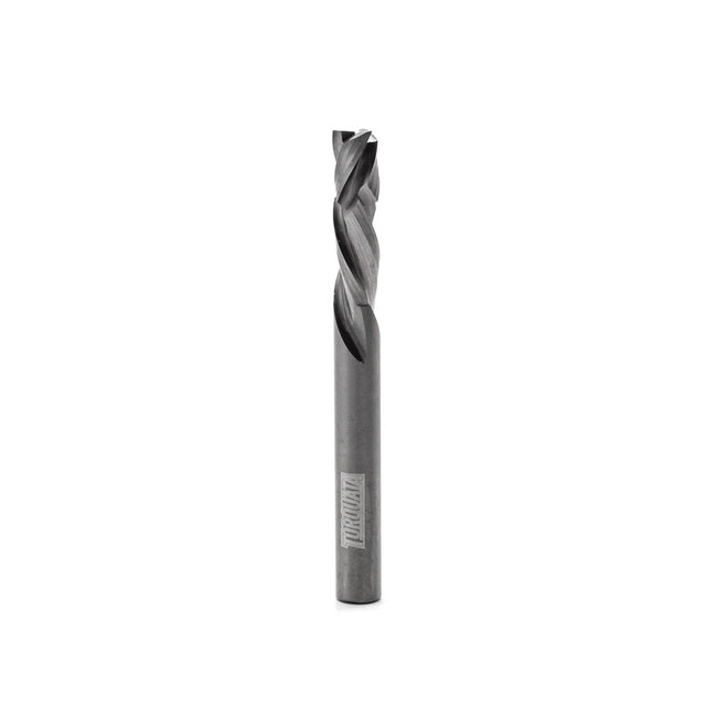 Australian-made Torquata Triple-Flute CNC Router Bit for precise cutting of plastics and non-ferrous materials