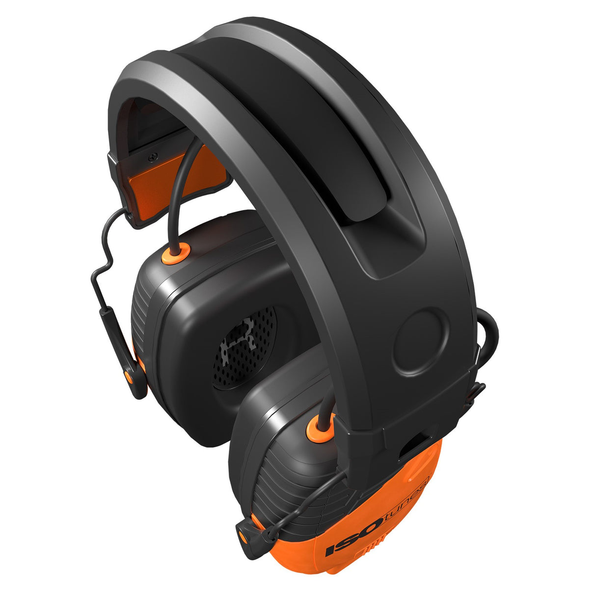 ISOtunes LINK 2.0 Bluetooth Earmuffs in Orange/Black - Over-ear hearing protection with Bluetooth connectivity