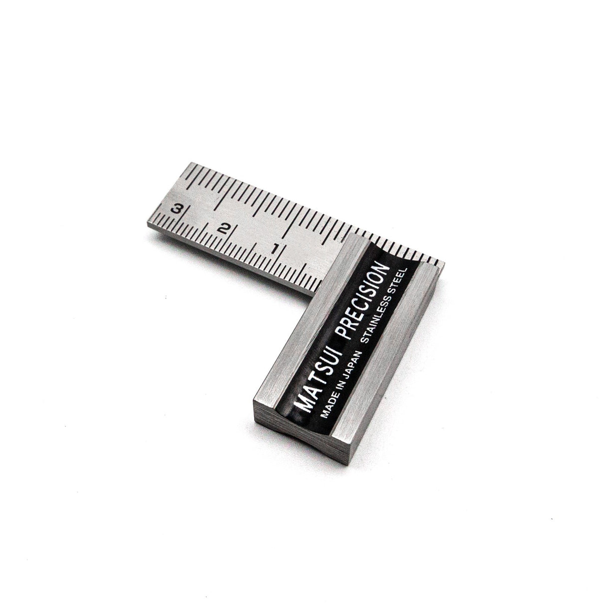 Matsui 50mm Stainless Steel Precision Square Metric & Kakume Scales from an Australian woodworking tools store
