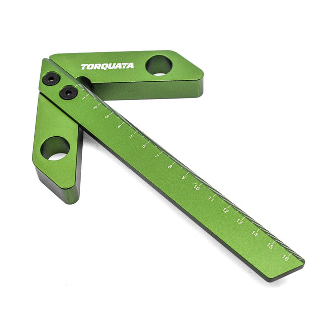 Torquata Round Stock Centre Finder Rule, aluminium alloy, woodworking tool