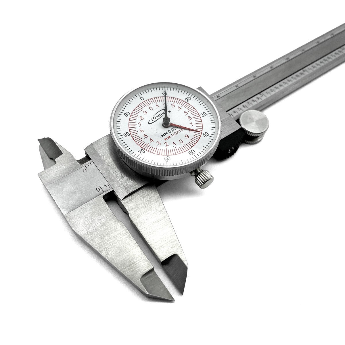 iGaging 150mm Dial Calipers with Metric & Imperial Scales in Protective Case