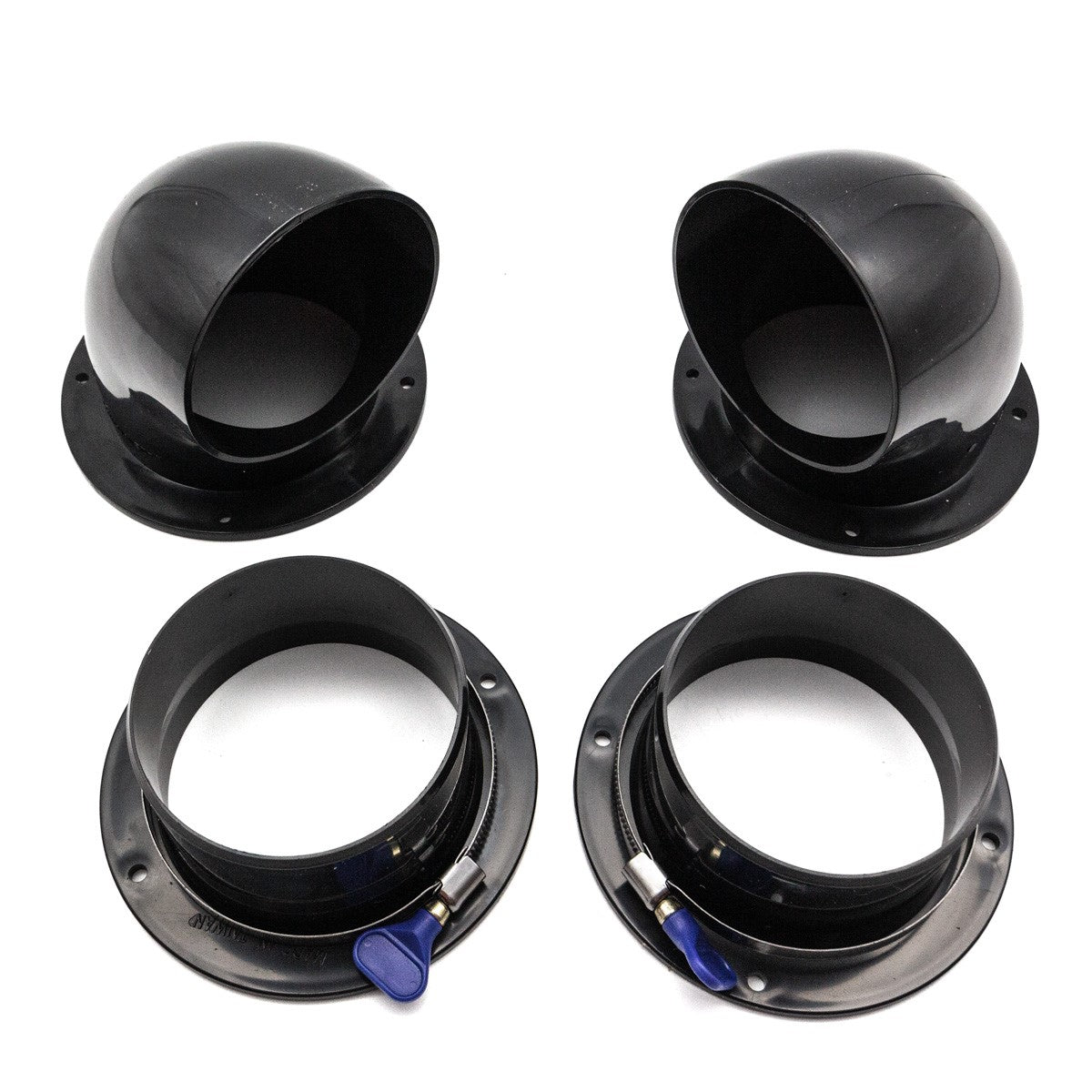 Sherwood 4in DIY Two-Stage Cyclone Dust Extraction Kit in use with woodworking tools