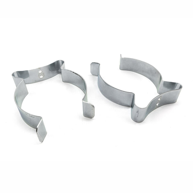 Sherwood 4in Wall Spring Mount Clips for Dust Extraction Hose & Ducting - Keep workshop hoses and ducting organized off the floor