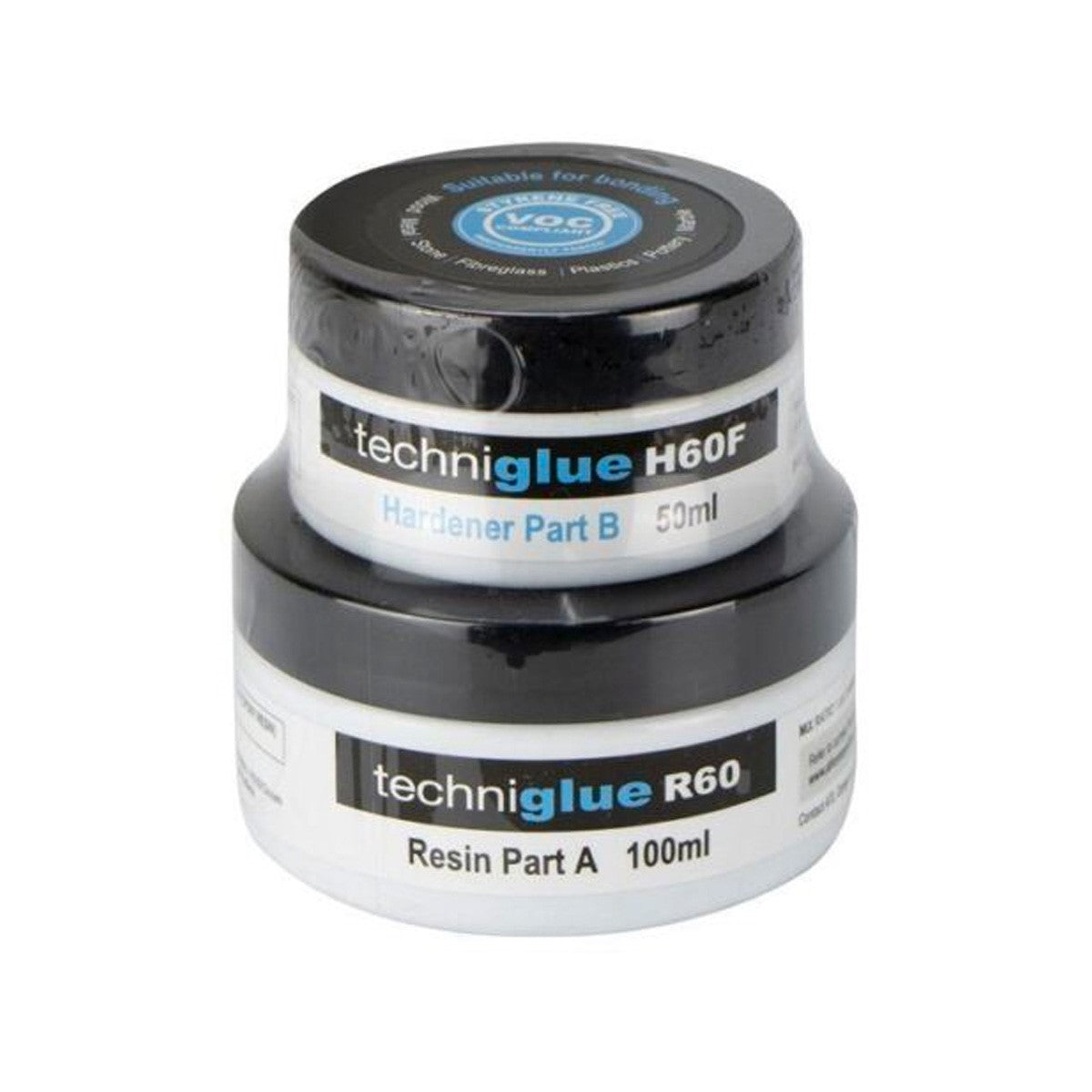 Techniglue R60 Resin & H60F Fast Hardener Adhesive kit, suitable for high-strength waterproof bonding