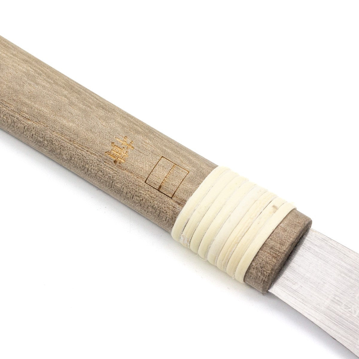 Mitsukawa Kataba Crosscut Japanese Saw 170mm 13TPI Pull Saw in action cutting precise cross-grain lines