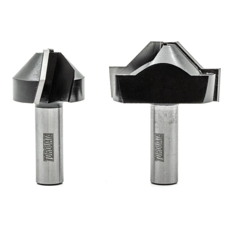 Torquata Lapped Mitre Router Bit Set showcasing precise woodworking joinery solutions