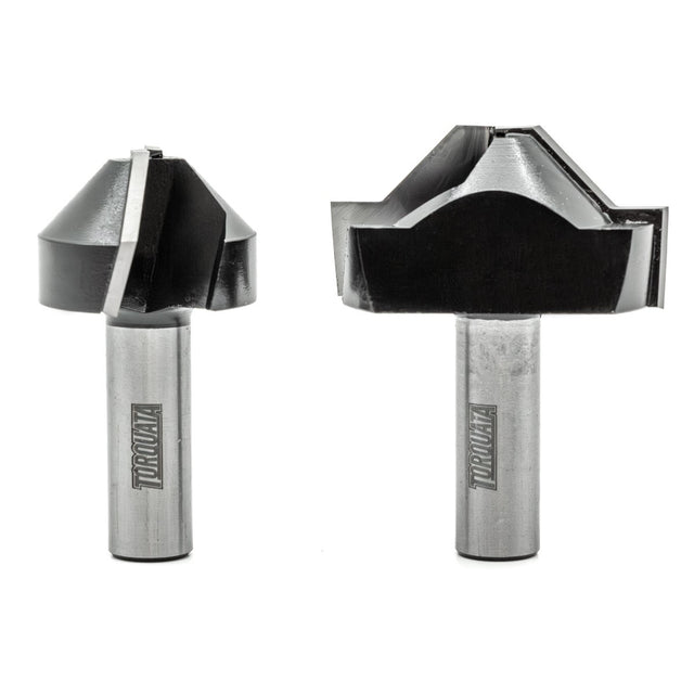 Torquata Lapped Mitre Router Bit Set showcasing precise woodworking joinery solutions